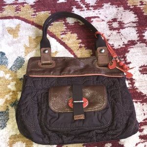 Fossil Key Per quilted purse